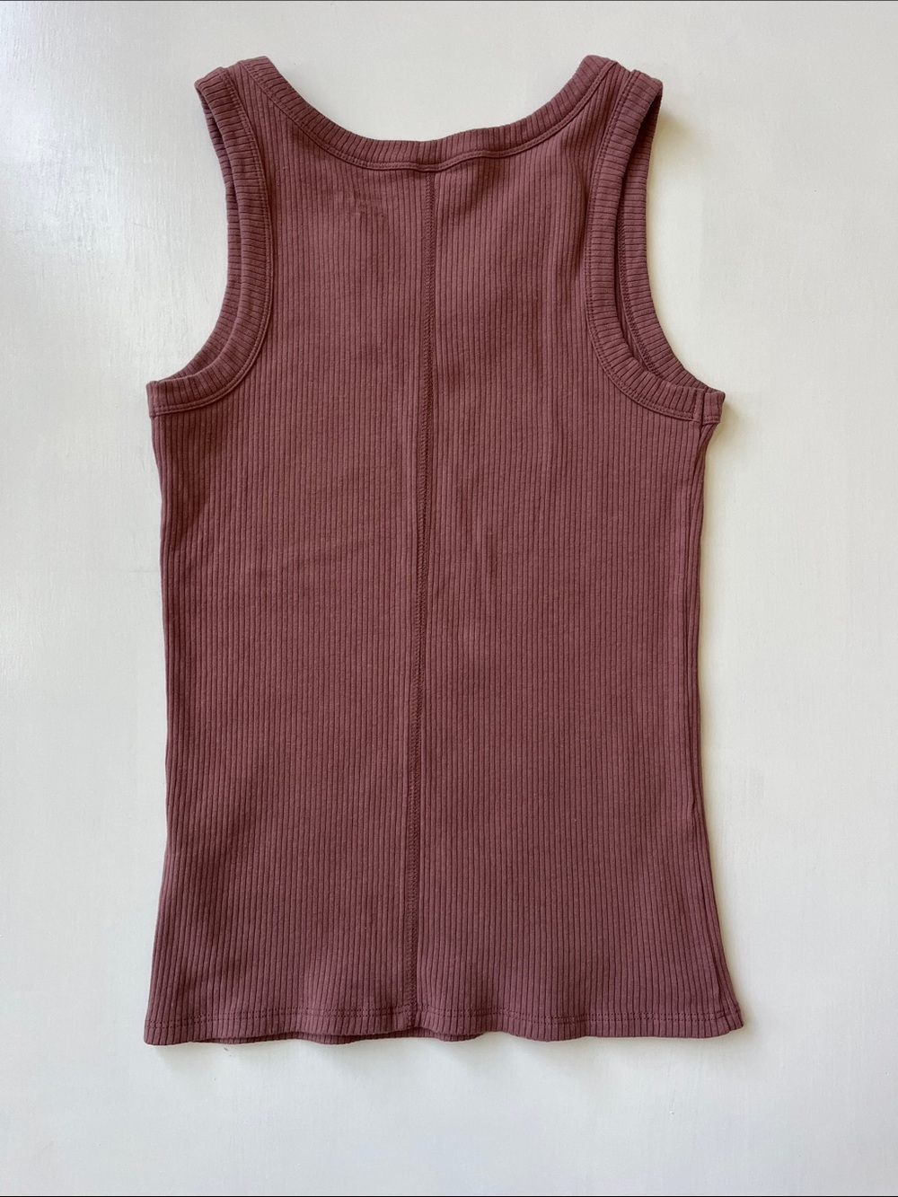 MAURICES Ribbed V-Neck Tank Top - Mauve Rose - Picture 5 of 6
